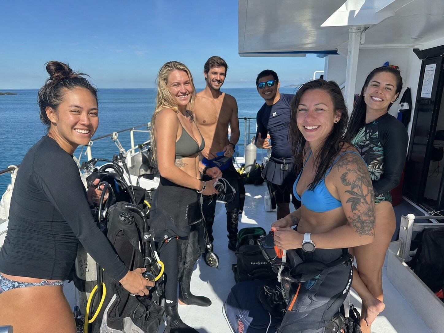 Experiencia de buceo organizada